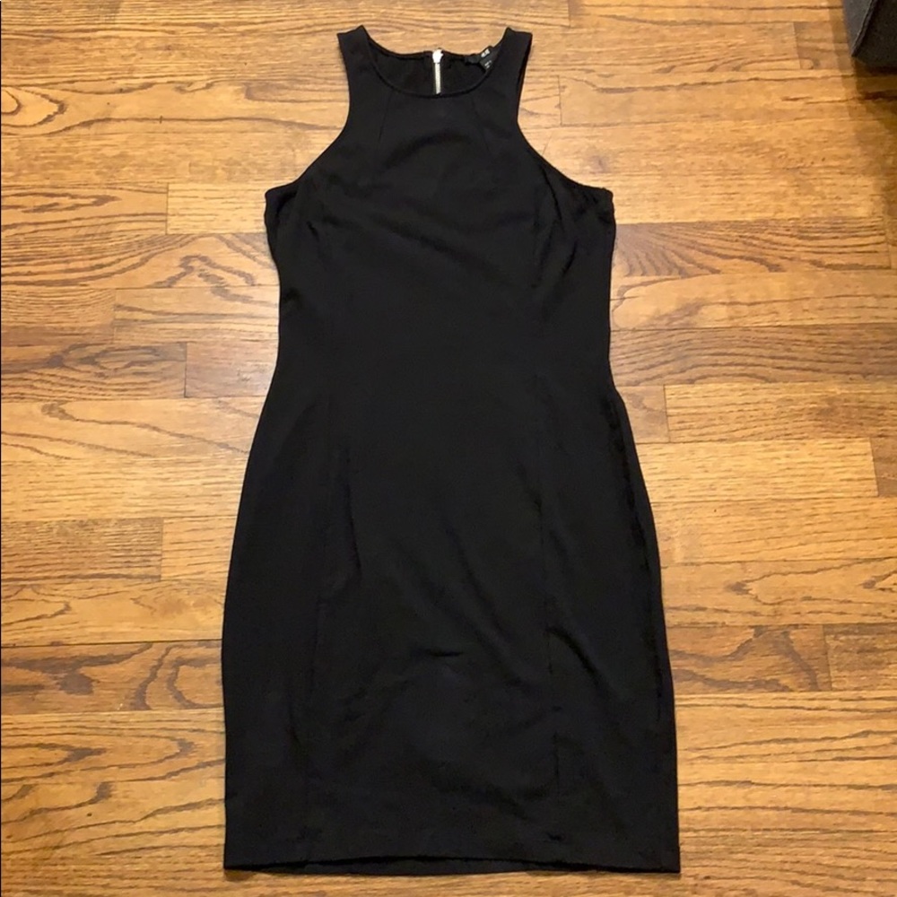 H&M black Form Fitting Dress size s